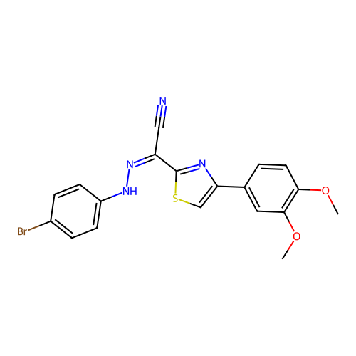 C19H15BrN4O2S structure