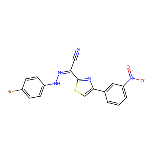 C17H10BrN5O2S structure