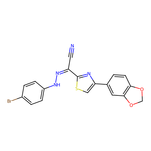 C18H11BrN4O2S structure