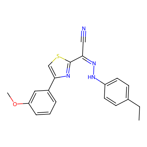 C20H18N4OS structure