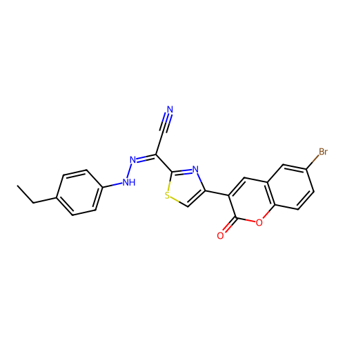 C22H15BrN4O2S structure