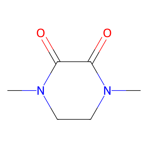 1,4-Dimethylpiperazine-2,3-dione structure
