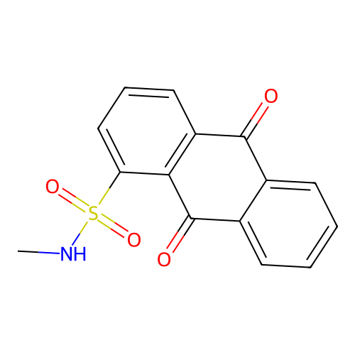 9,10-Dihydro-N-methyl-9,10-dioxo-1-anthracenesulfonamide structure