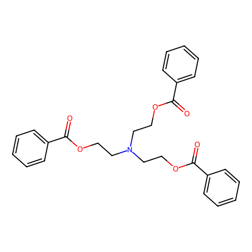 2,2',2''-Nitrilotriethyl tribenzoate structure