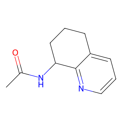N-(5,6,7,8-tetrahydroquinolin-8-yl)acetamide structure