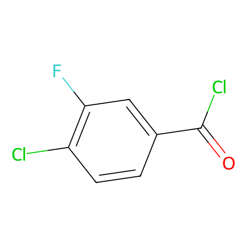 4-Chloro-3-fluorobenzoyl chloride structure