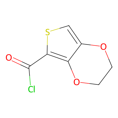 2,3-Dihydrothieno[3,4-b][1,4]dioxin-5-carbonyl chloride structure