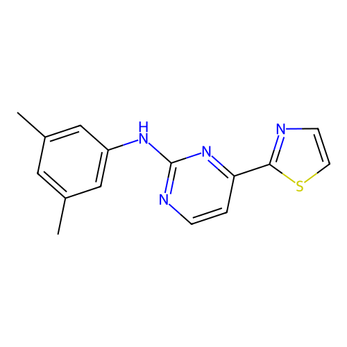N-(3,5-dimethylphenyl)-4-(thiazol-2-yl)pyrimidin-2-amine structure
