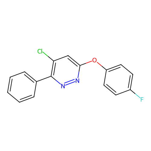 4-Chloro-6-(4-fluorophenoxy)-3-phenylpyridazine structure