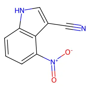 4-nitro-1H-indole-3-carbonitrile structure