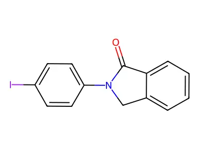 2-(4-Iodophenyl)-1-isoindolinone structure