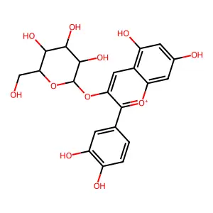 菊红苷 structure