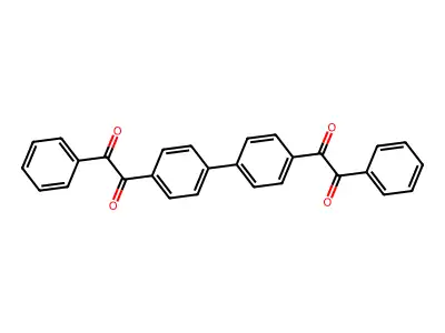 Ethanedione, 1,1'-[1,1'-biphenyl]-4,4'-diylbis[2-phenyl- structure