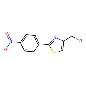 4-(Chloromethyl)-2-(4-nitrophenyl)-1,3-thiazole structure