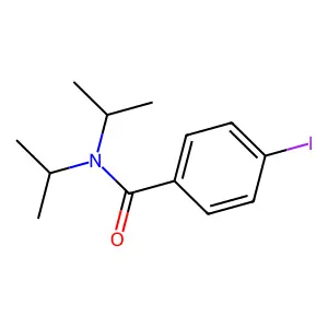 4-iodo-N,N-di(propan-2-yl)benzamide structure
