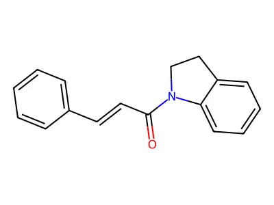 1-Cinnamoylindoline structure