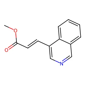 Methyl 3-isoquinolin-4-YL-acrylate structure