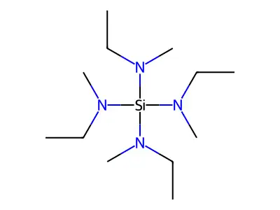 Tetrakis(ethylmethylamino)silane structure