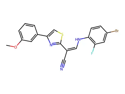 CAS 477298-68-3 - C19H13BrFN3OS structure