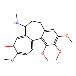 1,2,3,10-四甲氧基-7-(甲氨基)-6,7-二氢-5H-苯并[a]庚烯-9-酮 structure