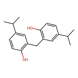 2,2'-Methylenebis(4-isopropylphenol) structure