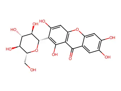 杧果苷 structure