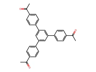 Ethanone, 1,1'-(5'-(4-acetylphenyl)(1,1':3',1''-terphenyl)-4,4''-diyl)bis- structure