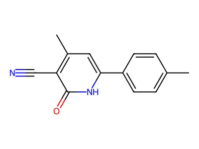 4-Methyl-6-(4-methylphenyl)-2-oxo-1,2-dihydro-3-pyridinecarbonitrile structure