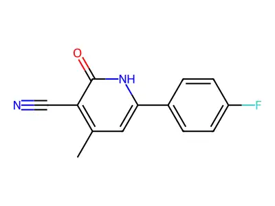 6-(4-Fluorophenyl)-4-methyl-2-oxo-1,2-dihydro-3-pyridinecarbonitrile structure