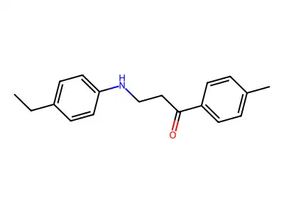3-(4-Ethylanilino)-1-(4-methylphenyl)-1-propanone structure