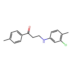 3-(3-Chloro-4-methylanilino)-1-(4-methylphenyl)-1-propanone structure