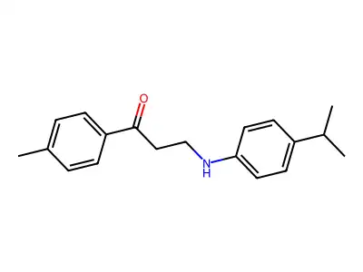 3-(4-Isopropylanilino)-1-(4-methylphenyl)-1-propanone structure