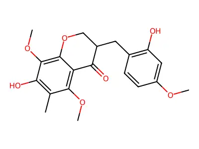 Ophiopogonanone F structure