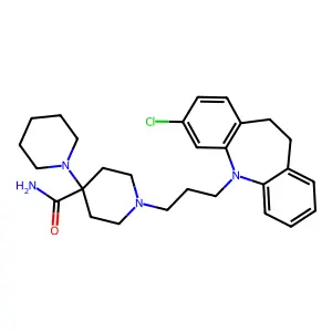 氯卡帕明 structure