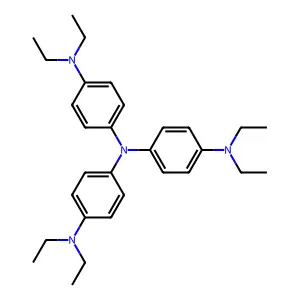 1,4-Benzenediamine, N1,N1-bis[4-(diethylamino)phenyl]-N4,N4-diethyl- structure