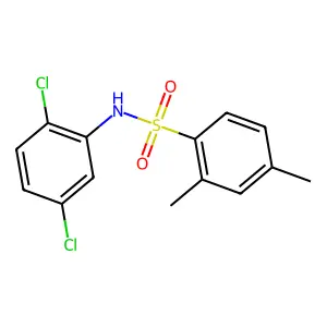 N-(2,5-dichlorophenyl)-2,4-dimethylbenzenesulfonamide structure