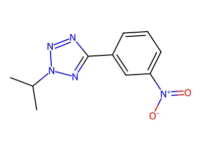 5-(3-Nitrophenyl)-2-propan-2-yltetrazole structure