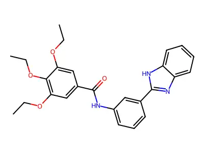 N-(3-(1H-Benzo[d]imidazol-2-yl)phenyl)-3,4,5-triethoxybenzamide structure