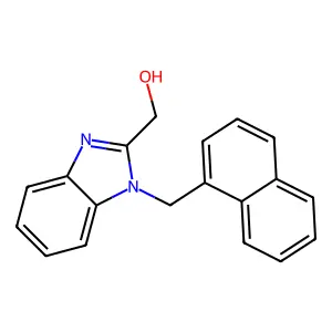 [1-(Naphthylmethyl)benzimidazol-2-yl]methan-1-ol structure