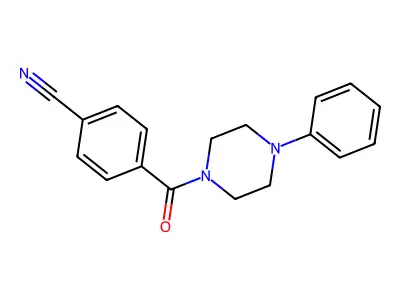 4-(4-Phenylpiperazine-1-carbonyl)benzonitrile structure