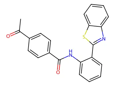 4-acetyl-N-[2-(1,3-benzothiazol-2-yl)phenyl]benzamide structure