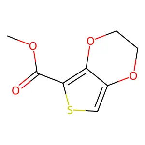 Methyl 2,3-dihydrothieno(3,4-b)-1,4-dioxin-5-carboxylate structure