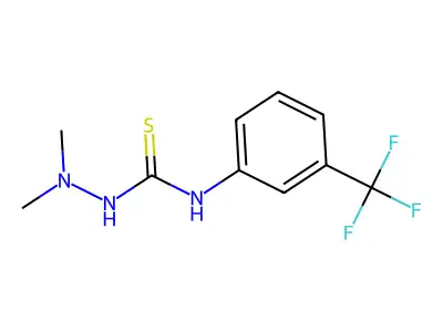 1-(Dimethylamino)-3-[3-(trifluoromethyl)phenyl]thiourea structure