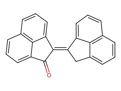 2-(2H-acenaphthylen-1-ylidene)acenaphthylen-1-one structure