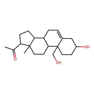 3,19-Dihydroxypregn-5-en-20-one structure