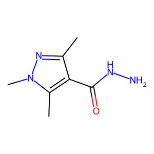 1,3,5-三甲基-1H-吡唑-4-甲酰肼 structure