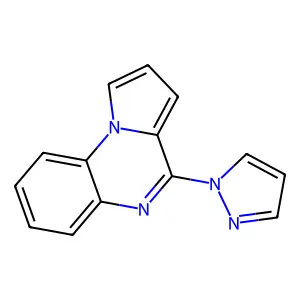 4-(1H-pyrazol-1-yl)pyrrolo[1,2-a]quinoxaline structure