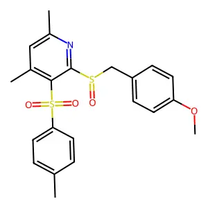 2-[(4-Methoxybenzyl)sulfinyl]-4,6-dimethyl-3-pyridinyl 4-methylphenyl sulfone structure