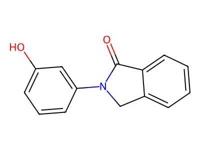 2-(3-Hydroxyphenyl)isoindolin-1-one structure