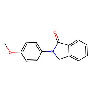 2-(4-Methoxy-phenyl)-2,3-dihydro-isoindol-1-one structure